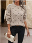 Polka Dot Long Sleeve Sweater