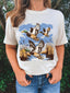 Wild Duck Graphic Round Neck Tee