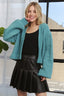 ADORA Ruffle Hem Sweater Cardigan