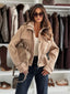 Drawstring Waist Cropped Jacket