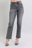 Judy Blue Full Size High Waist Rhinestone Straight Jeans Plus Size