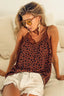 BiBi Lace Leopard Print Cami Top