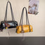 Leather Shoulder Bag with Charm