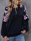 Floral Long Sleeve Round Neck Top