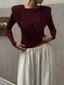 Ruched Long Sleeve T-Shirt