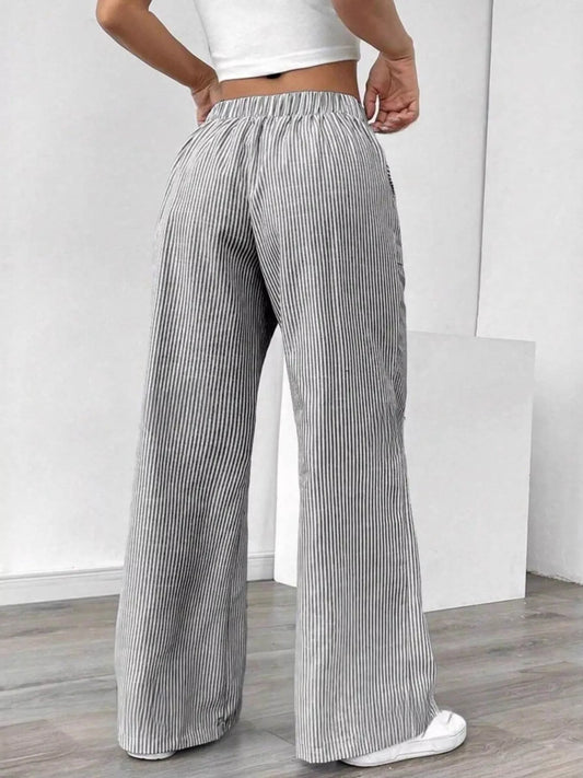 Striped Wide Leg Pants