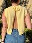 Back Tie Detail Sweater Vest