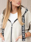 Full Size Hooded Zip-Up Longline Outerwear Plus Size