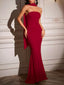 Tube Mermaid Maxi Dress with Scarf Detail