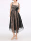Lace Square Neck Midi Dress
