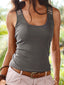 Sequin Scoop Neck Tank