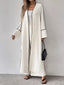 Contrast Trim Cardigan and Pants Set