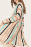ADORA Multi Colour Sweater Long Cardigan with Fringes