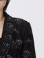 Rhinestone Button Down Long Sleeve Blazer