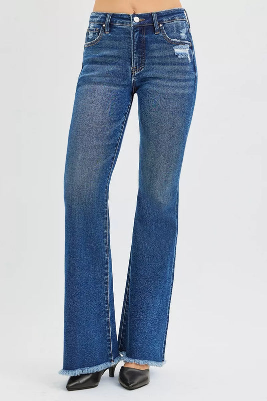 RISEN High Rise Flare Jeans