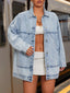 Oversized Button Up Denim Jacket