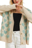 ADORA Button Down Heart Sweater Cardigan