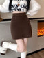 Plush Knit Mini Skirt