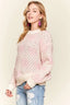 ADORA Sequins Accent Heart Sweater
