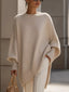 Oversized Batwing Sleeve Knit Sweater