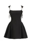 Lace Up Mini Cami Dress