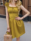 Frill Cap Sleeve Mini Dress
