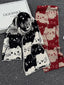 Cute Cat Pattern Knitted Scarf