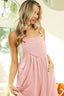 BiBi Rib Textured Wide Leg Overalls