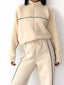 Full Size Zip Up Long Sleeve Top and Pants Set Plus Size