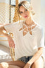 BiBi Silky Knit Top with Front Details