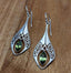 Alloy Rhinestone Cutout Earrings