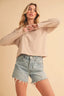 Aemi+Co Round Neck Long Sleeve T-Shirt