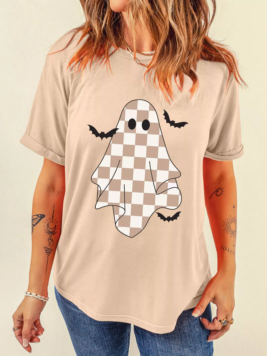 Ghost Bat Halloween Holiday Graphic Tee