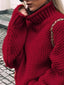 Full Size Chunky Knit Turtleneck Sweater Plus Size