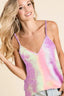BiBi Tie Dye French Terry Sleeveless Top