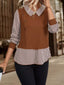 Striped Long Sleeve Blouse