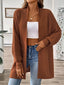 Open Front Long Sleeve Cardigan