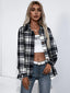 Plaid Button-Up Jacket