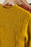BiBi Cable-Knit Sweater with Cut Out Chest Detail