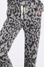 BiBi Leopard Hairy Knit Casual Pants