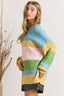ADORA Stripe Round Neck Sweater