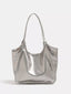 Metallic PU Leather Tote Bag