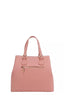 Nicole Lee USA Monogram Pattern Handbag with Rhinestones Decor