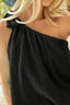 BiBi Washed Cotton Gauze Woven Tie Ribbon Detailed