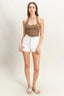 HYFVE Mineral Wash Halter Neck Everyday Top