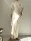 Ruched Long Sleeve Maxi Dress