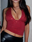 Sequin Halter Neck Cami