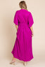 BOMBOM Surplice Maxi Dress with Pockets