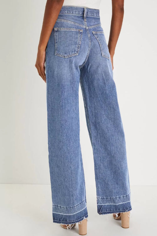 Wide Leg High Waist Jeans