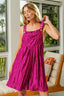 BiBi Wave Pleated Wide Legs Shortalls